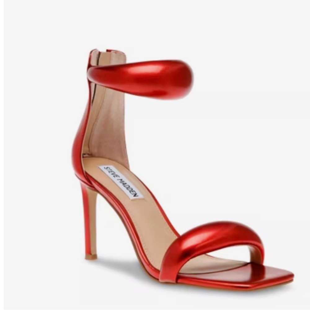 Steve Madden Shiny Red Heels